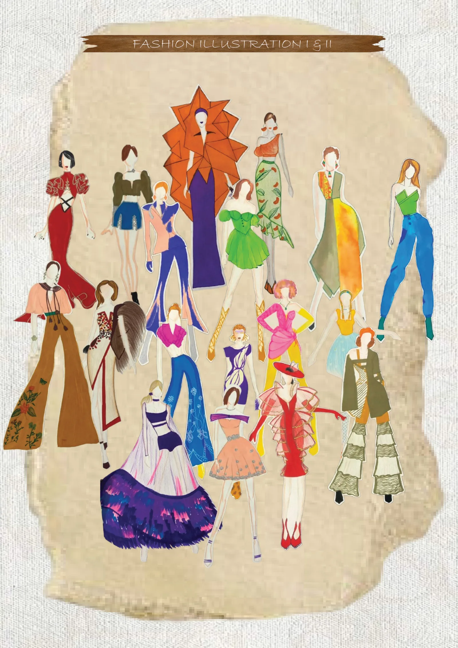 Fashion design portfolio of Narin Juhi, Bangladeshi fashion designer and BUFT Fashion Design & Technology alumna — page 4 of 34