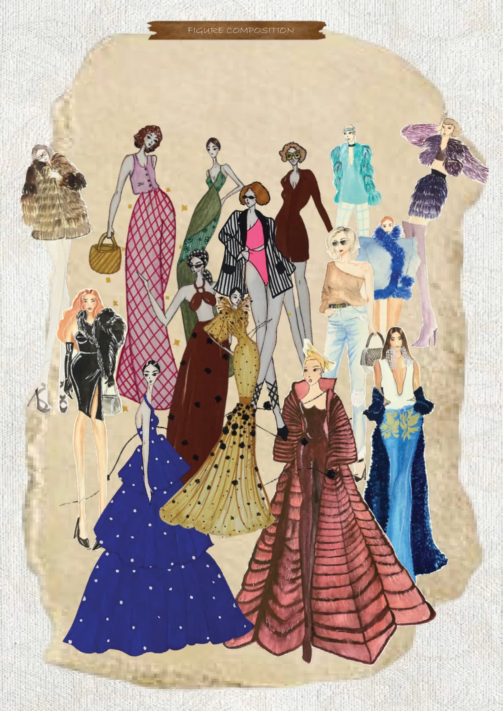 Fashion design portfolio of Narin Juhi, Bangladeshi fashion designer and BUFT Fashion Design & Technology alumna — page 5 of 34