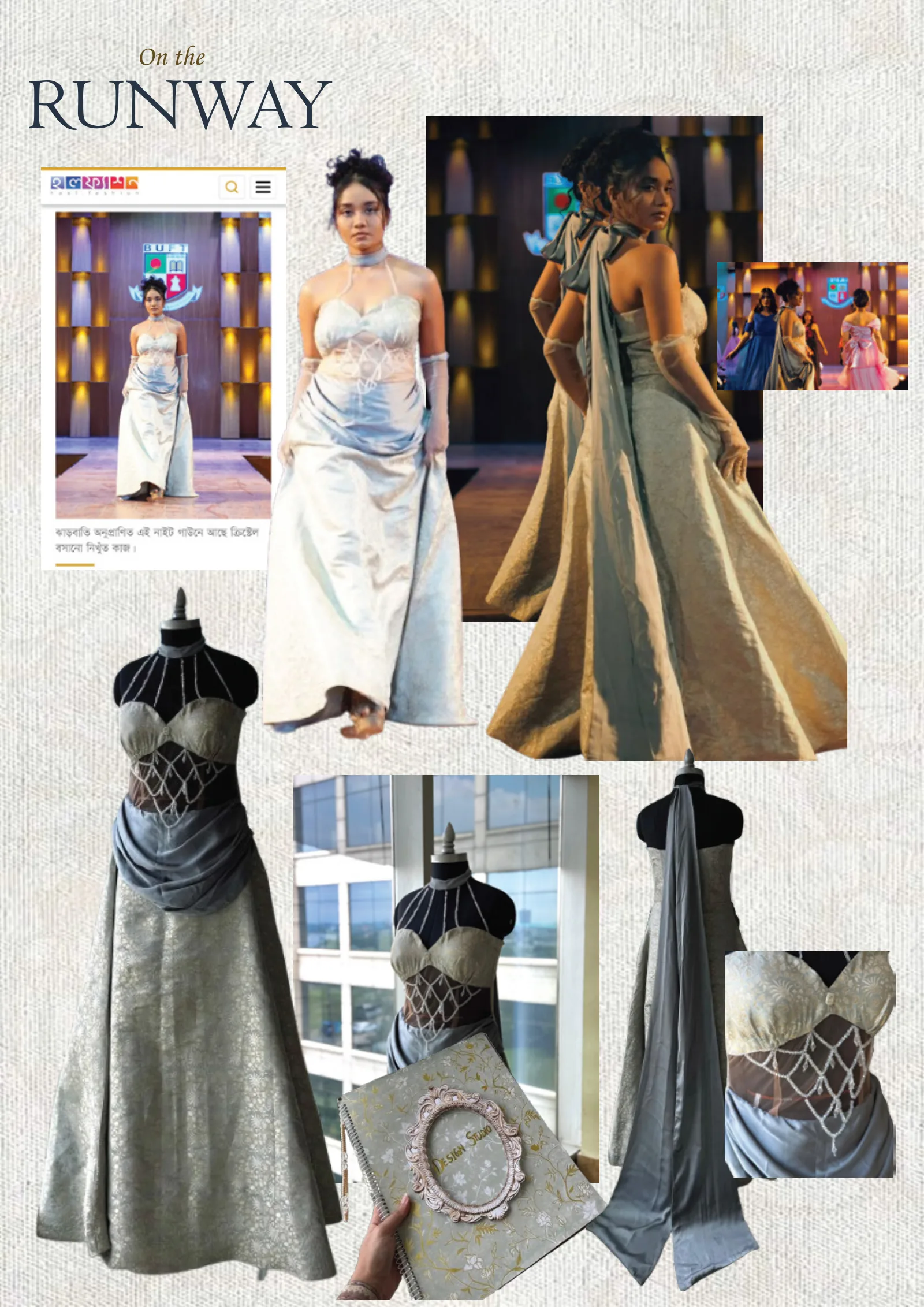 Fashion design portfolio of Narin Juhi, Bangladeshi fashion designer and BUFT Fashion Design & Technology alumna — page 8 of 34