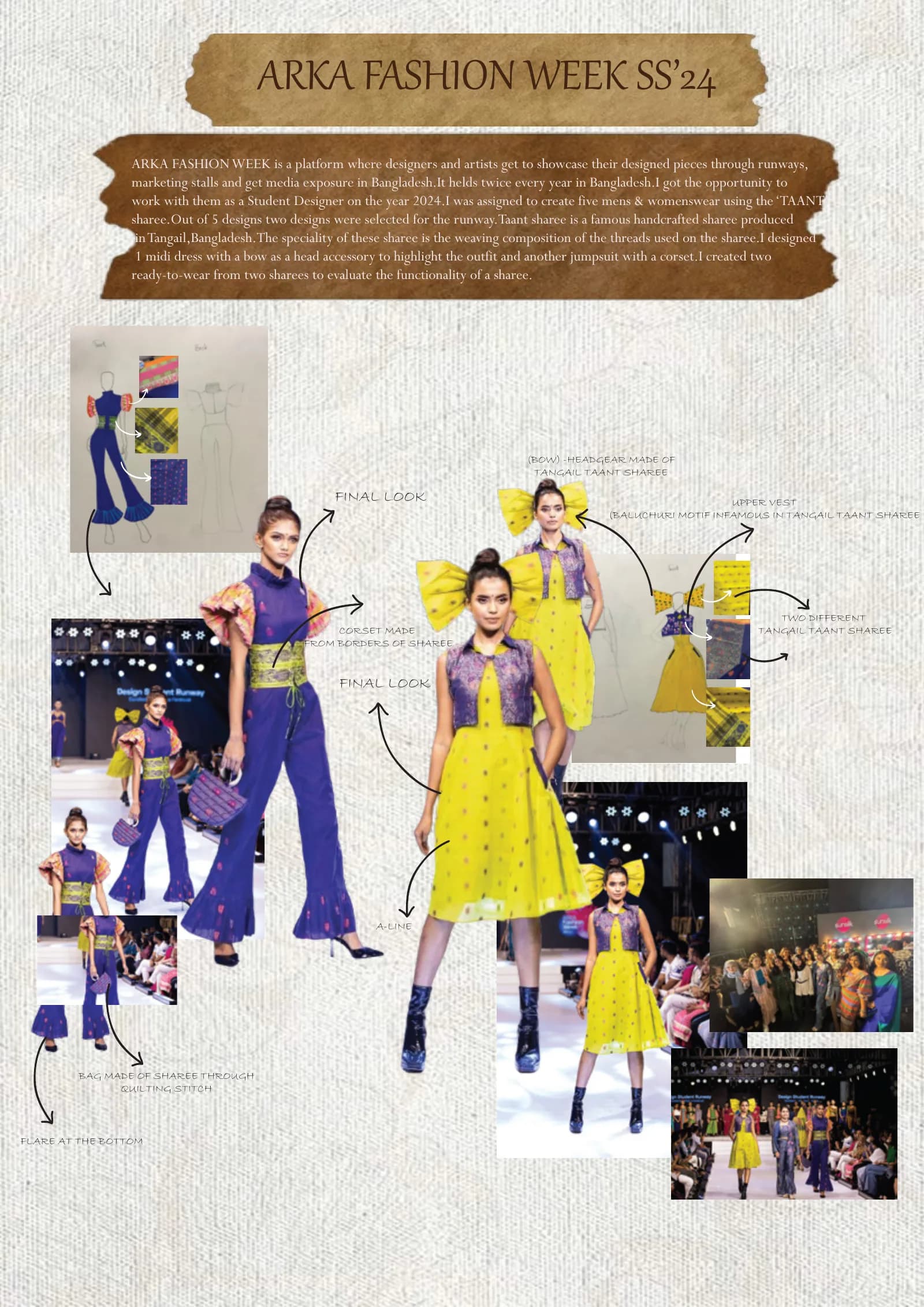 Fashion design portfolio of Narin Juhi, Bangladeshi fashion designer and BUFT Fashion Design & Technology alumna — page 12 of 34